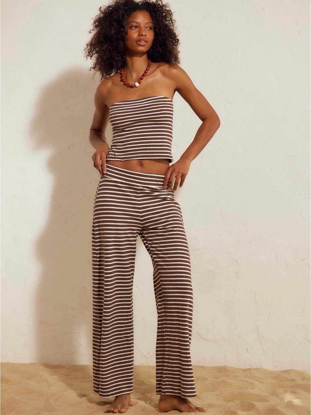 Free People Striped Set